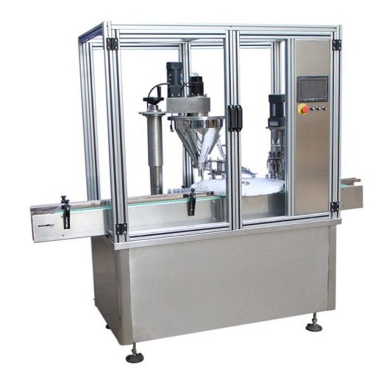 ZHF-DGW全自動粉末單工位灌裝旋蓋機