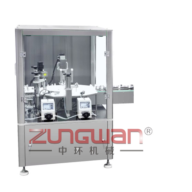 浙江噴霧劑灌裝機(jī)，液體灌裝旋蓋聯(lián)動(dòng)機(jī)生產(chǎn)線(xiàn)