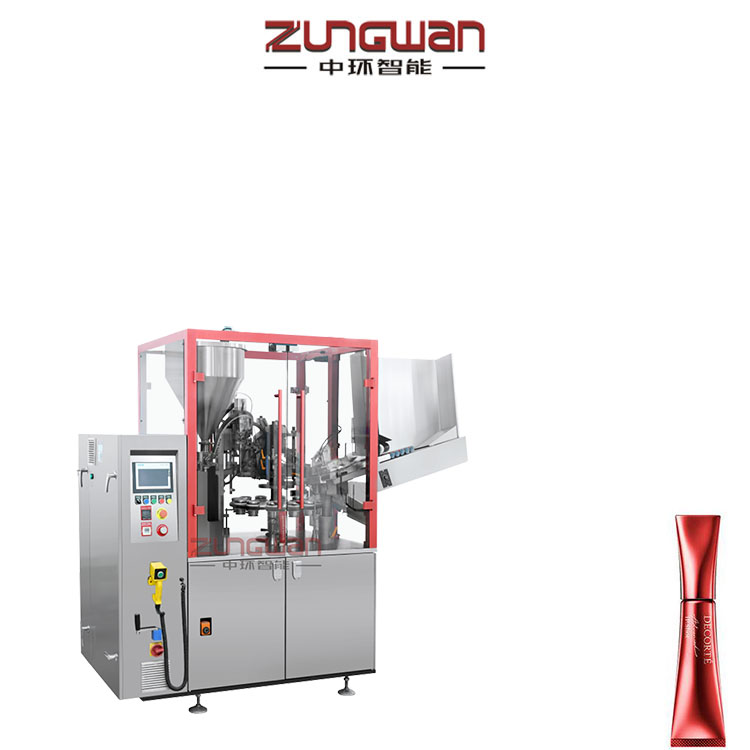 上海灌裝封尾機，價格優(yōu)惠中環(huán)封尾機，男士面霜軟管灌裝機